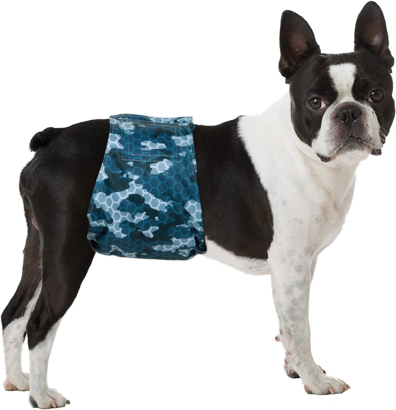 Pet Soft Dog Belly Band - 3 Packs Reusable Dog Diapers Male|Male Dog Diapers Belly Wraps - Washable Dog Belly Bands for Male Dogs (Army, XS)