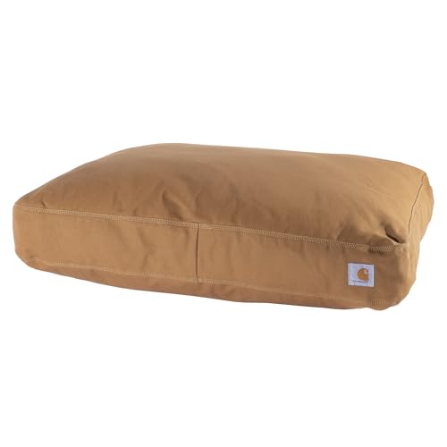 Carhartt Firm Duck Dog Bed Carhartt Brown, Large, 33" x 41" x 4.25"