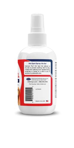 Vetericyn Plus Dog Hot Spot Gel | Spray-On Hot Spot Care for Dogs, Relieves Dog Itchy Skin and Allergy Symptoms, Helps with Skin Inflammation and Redness, Safe for All Animals. 3 ounces