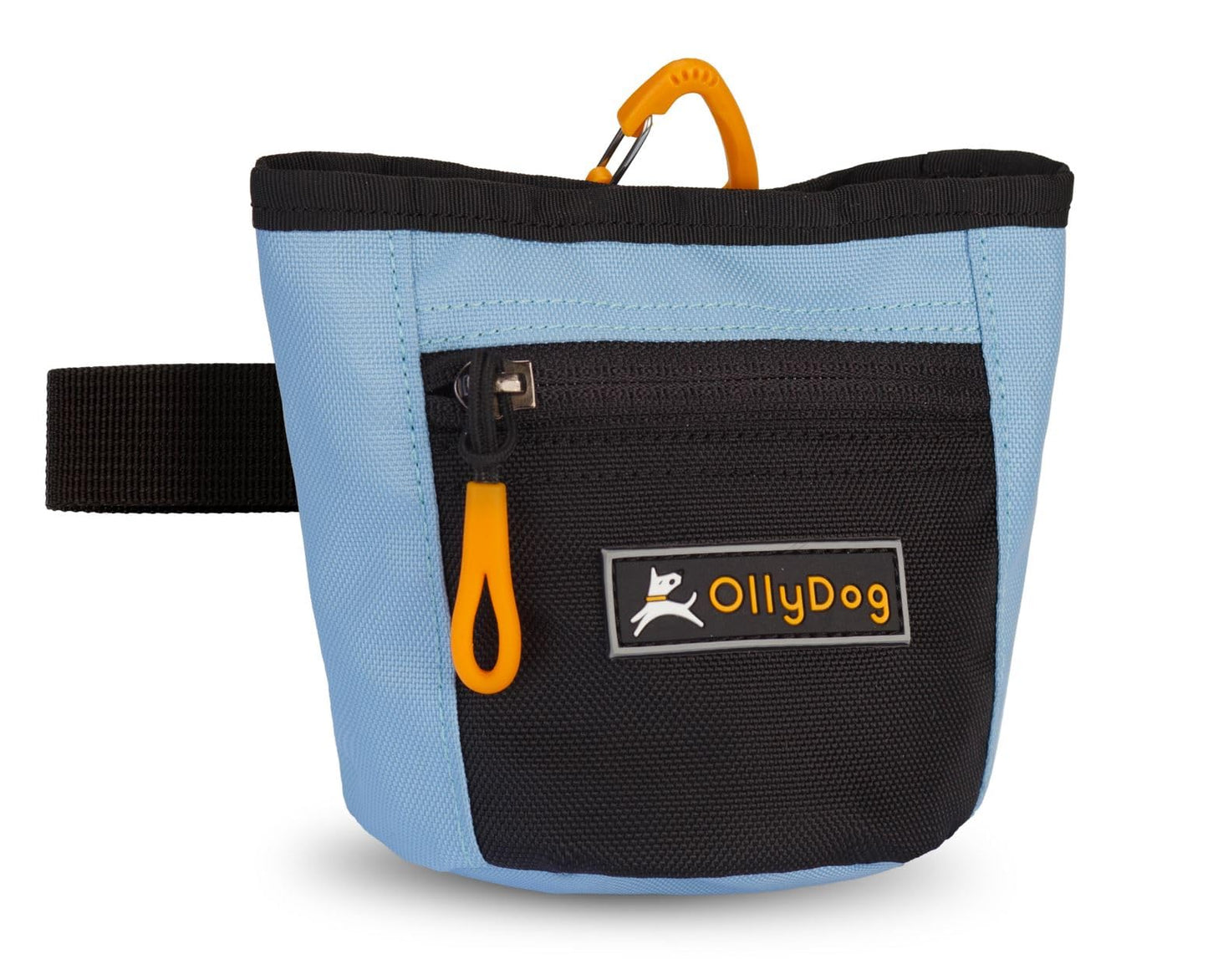 OllyDog Goodie Treat Bag, Dog Treat Pouch, Waist Belt Clip for Hands-Free Training, Magnetic Closure, Dog Training and Behavior Aids, Three Ways to Wear (Maui Blue)