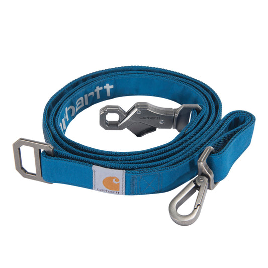 Carhartt Pet Durable Nylon Duck Leashes for Dogs, Reflective Stitching for Visibility, Marine Blue, Large