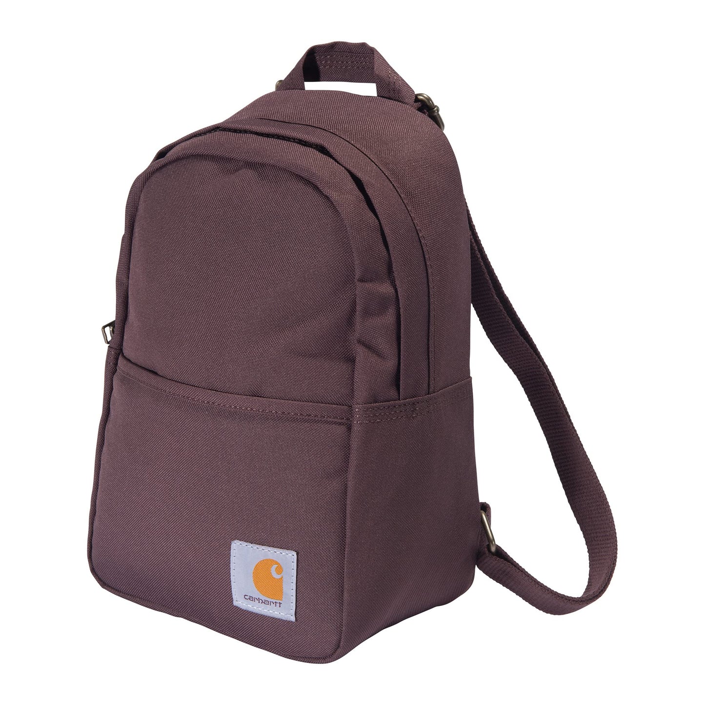 Carhartt Classic Mini Backpack, Durable, Water-Resistant Backpack with Adjustable Shoulder Straps, Wine