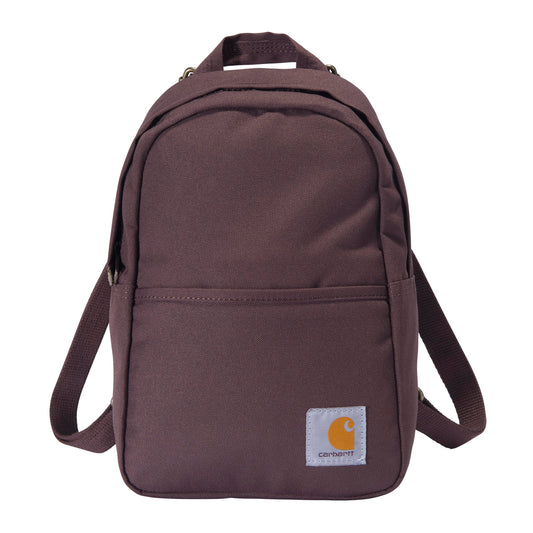 Carhartt Classic Mini Backpack, Durable, Water-Resistant Backpack with Adjustable Shoulder Straps, Wine